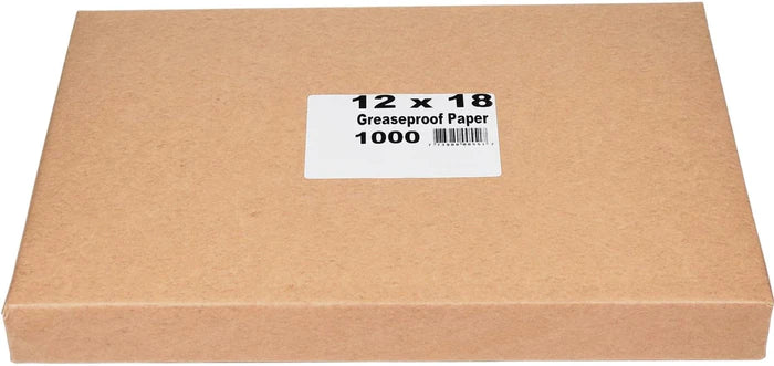 12*18 Grease Proof Paper 1000/Cs