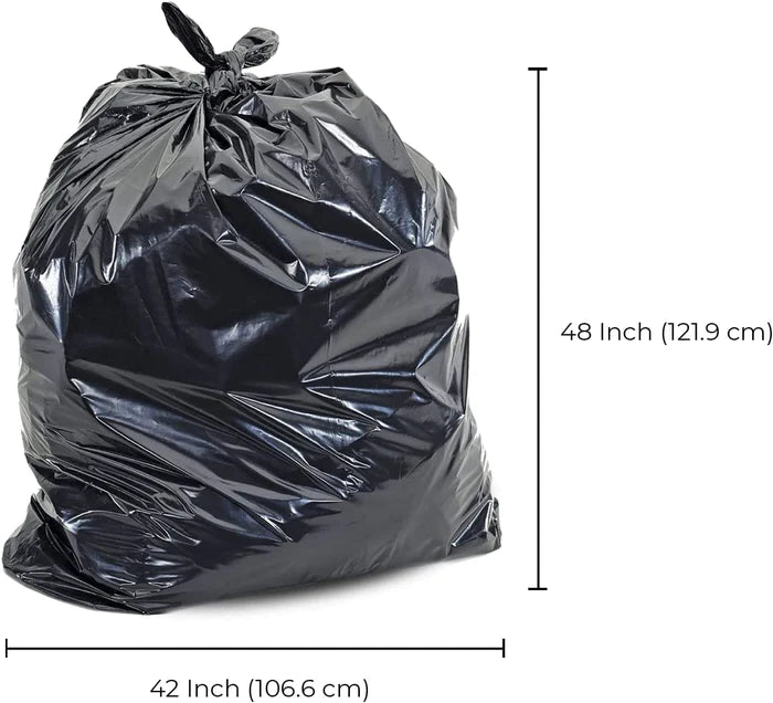 Garbage Bags - Regular - Black - 42"x48"