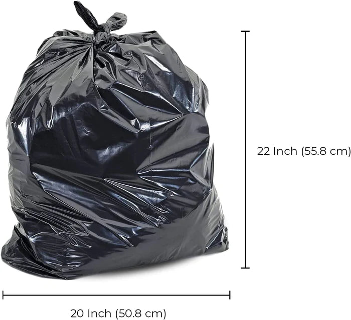 Garbage Bags - Regular - Black - 20"x22"
