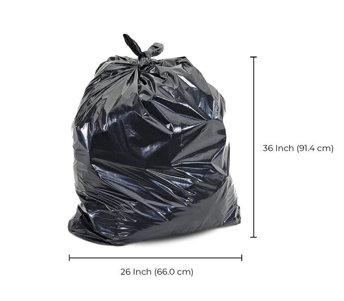 Garbage Bags - Ex-Strong - Black - 26"x36"