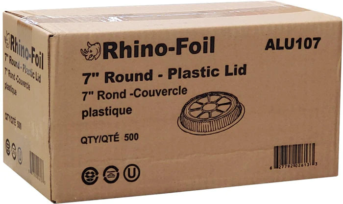 7" Round - Plastic Dome Lid