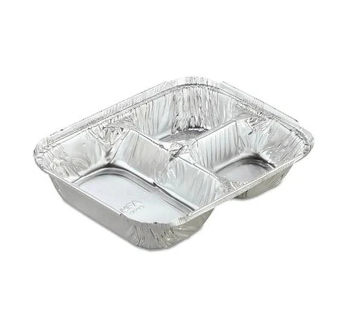3 Compartment Foil Container