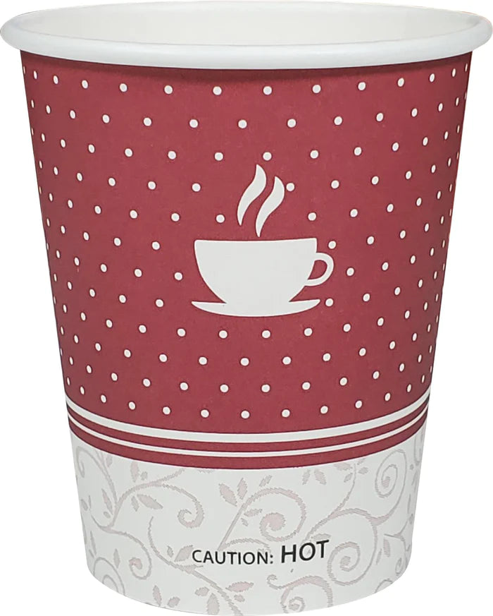 Single Wall 8oz Hot Paper Cups
