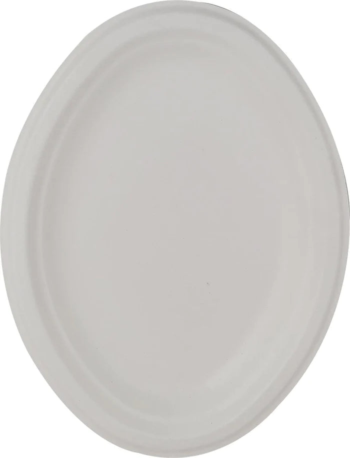 10" Oval Plate - Bagasse