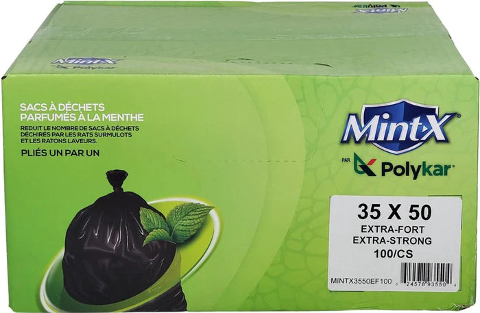 Garbage Bags - Ex-Strong - Mint - 35"x50"