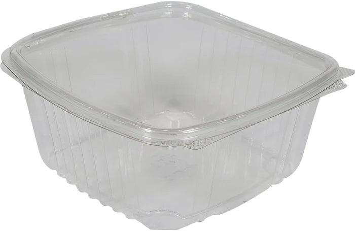 Hinged Deli Container - Clear - 64oz - AD64