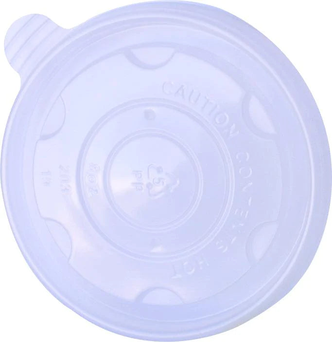 Plastic Lids for 8 oz Paper Soup Container - 8L