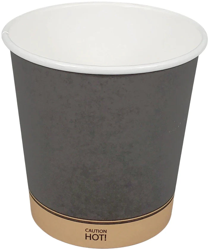 24 oz Paper Soup Container - Ebony Print - 24SCE