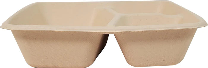 1000 ml Square. Cont. w/3 Comp - CS1000-3