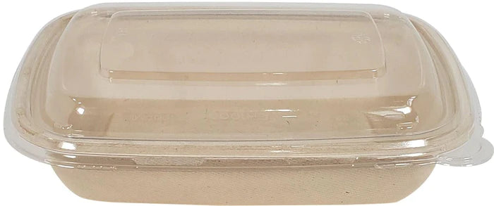 1000ml Rectangle Natural Pulp Box - CR1000