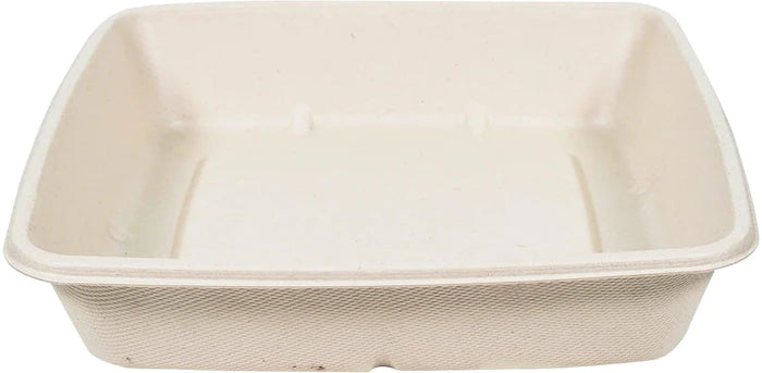 1000ml Square Natural Pulp Box - CS1000