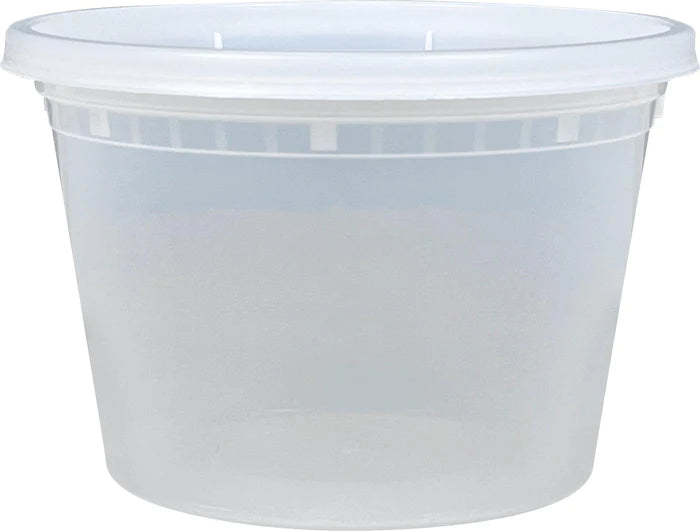 8oz Round Deli Container w/Lids