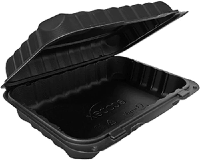 LR - 7" MFPP Hinged 3 Comp. Container - EP-73