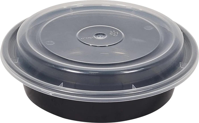 TS64 - Safe-T-Fresh - Tamper Resistant Plastic Hinged Cont - Clear - 64 oz