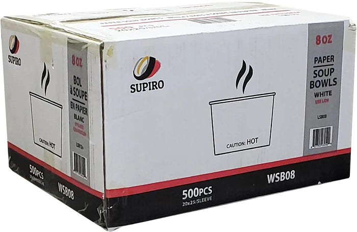 Paper Soup Bowl - White - 12 oz