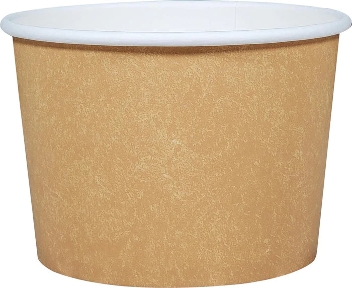 Paper Soup Bowl - 16oz - Kraft/White