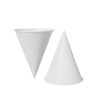 4oz Water Cups - Cone - W4FB