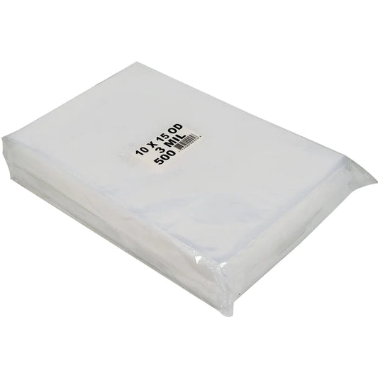 10"x15" Vacuum Bags - O.D. - 3 mil
