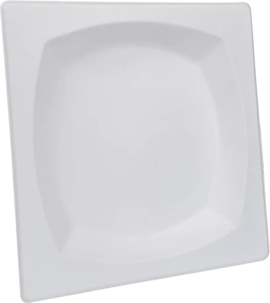8" Square Bagasse Plate - Retail Pack