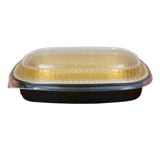 Gold Gourmet To Go Pans With Lids - Large