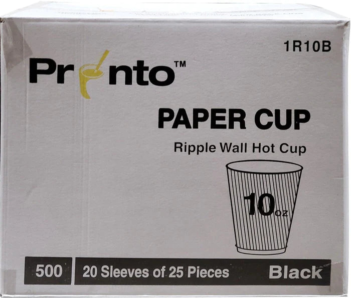 12oz Paper Cup - Ripple - Kraft