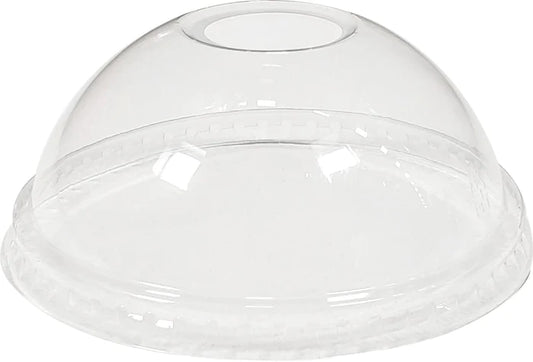 92mm - Dome Lids w/ Hole - For 12oz CP12