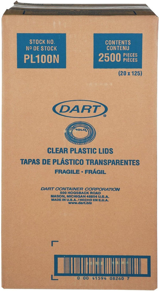 Lids for Portion Cups - Clear - PL100N