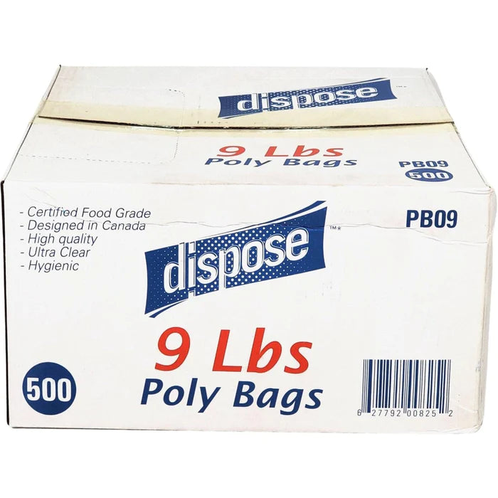 Dispose - Poly Bags - 9 lb
