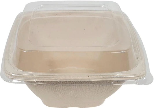 Natural Pulp Square Bowl 32oz
