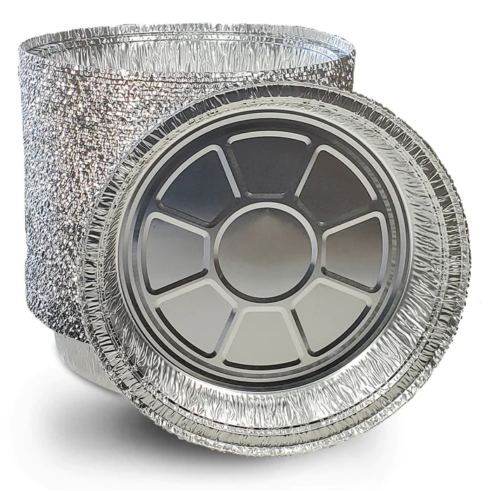9" Round Aluminum Container