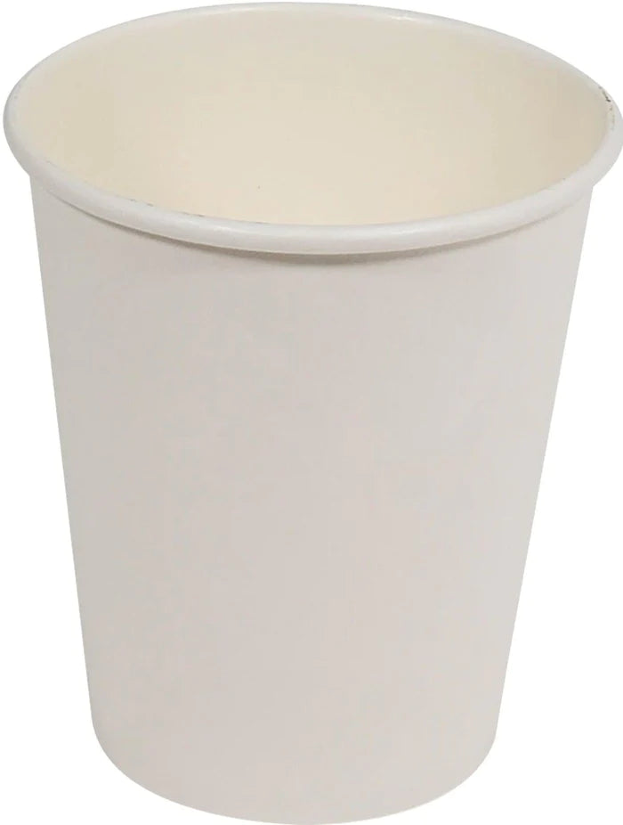 8 oz Hot Paper Cups - White