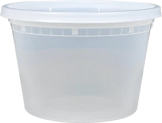 8oz Round Deli Container w/Lids