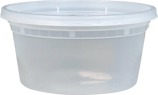 12oz Round Deli Container w/Lids